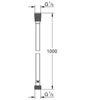 Душевой шланг GROHE Silverflex 26334000