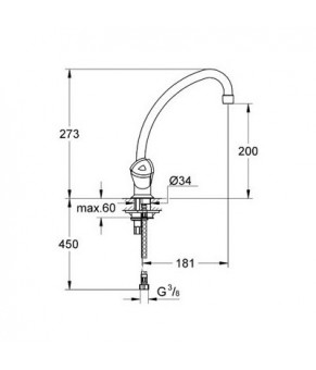 Cмеситель GROHE COSTA 31072000
