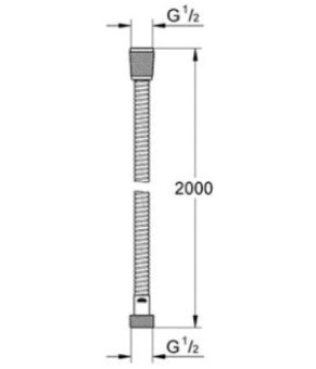Душевой шланг Grohe Relexa 28145000