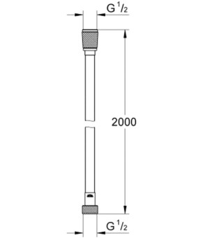 Душевой шланг Grohe Relexaflex 28413001