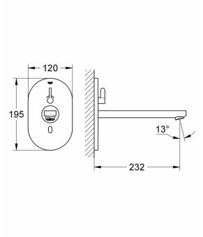 Смеситель Grohe Eurosmart Cosmopolitan E 36376000