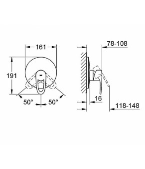 Смеситель Grohe Europlus 19537001