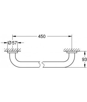 Поручень для ванны Grohe Essentials 40793001