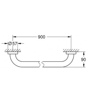 Поручень для ванны Grohe Essentials 40795001