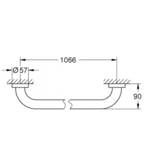 Поручень для ванны Grohe Essentials 40796001
