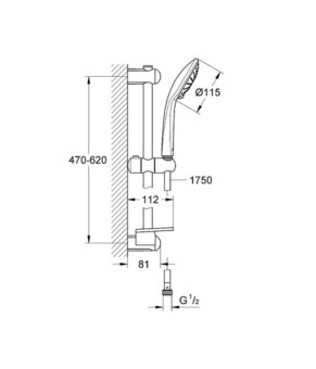 Душевой гарнитур Grohe Euphoria 27230001