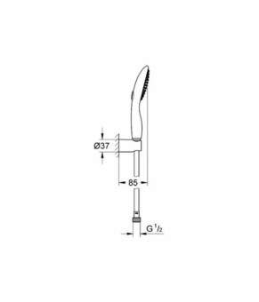Душевой гарнитур Grohe Power and Soul 27839000