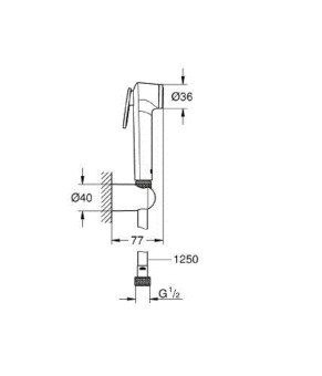 Гигиенический душ Grohe Tempesta 26354000