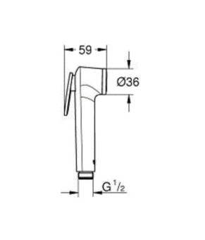 Гигиенический душ Grohe Tempesta 28020L01