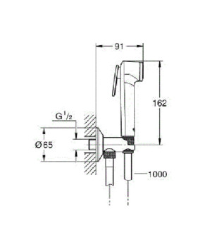 Душевая система Grohe BauEdge 28343001