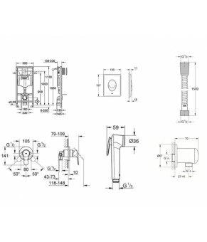 Инсталляция Grohe Rapid SL G3905120