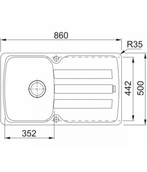 Кухонная мойка Franke Antea AZG 611-86 114.0499.187