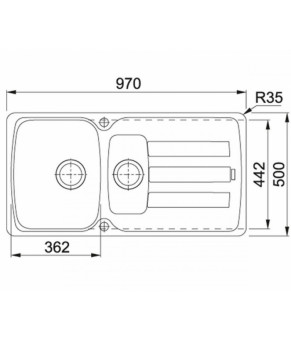 Кухонная мойка Franke Antea AZG 651 114.0498.078