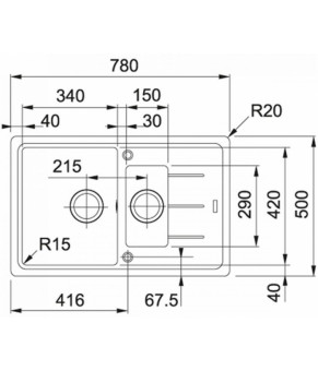 Кухонная мойка Franke Basis BFG 651-78 114.0272.602