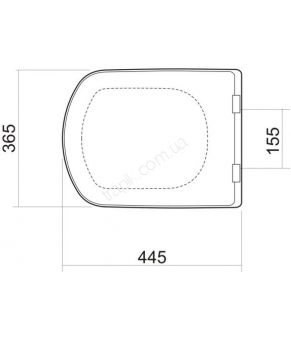 Сиденье Armatura Mero 1690-000-510