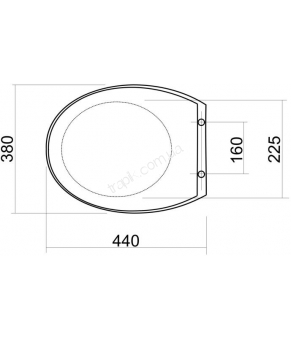 Сиденье Armatura Loara 1690-000-504