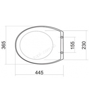 Сиденье Armatura Fan 1690-110-101