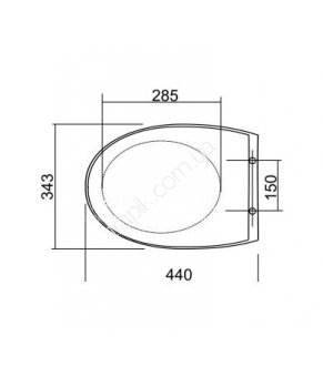 Сиденье Armatura Solane 1690-000-601
