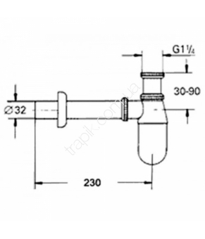 Сифон для раковины Armatura 601-054-00