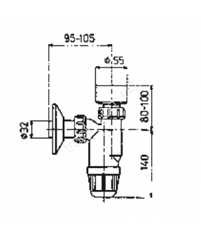 Сифон для раковины Armatura 620-010-44