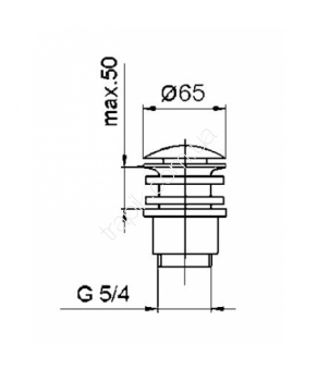 Донный клапан Armatura 660-454-00