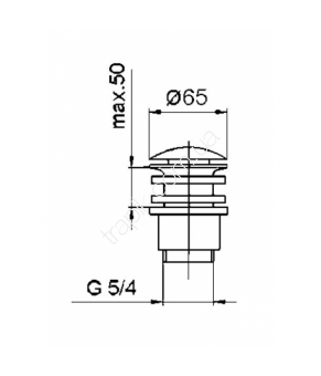 Донный клапан Armatura 660-554-40
