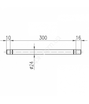 Душевой кронштейн Armatura 835-053-00