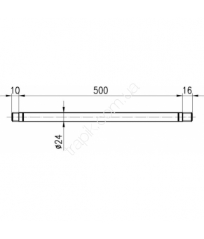 Душевой кронштейн Armatura 835-055-00
