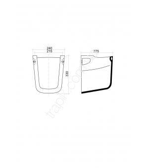 Полупьедестал Armatura Sella 1660-060-050