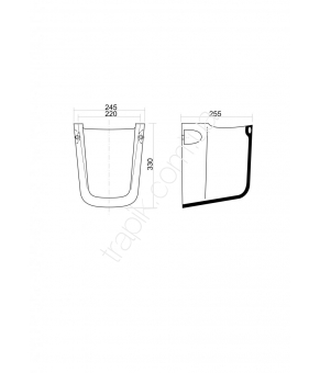 Полупьедестал Armatura Loara 1660-070-050