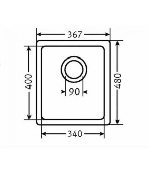 Кухонная мойка Franke Kubus KBG 110-34 125.0073.031