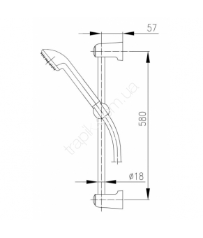 Душевой гарнитур Armatura Jupiter 841-324-00