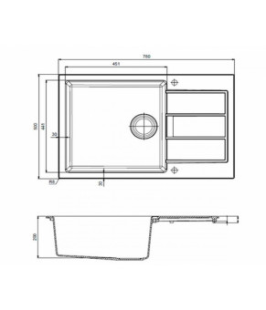 Кухонная мойка Franke Sirius Tectonite SID 611-78 XL 114.0497.955