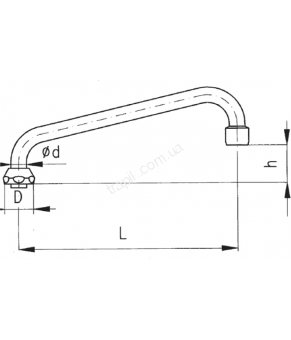 Излив Armatura 831-001-00