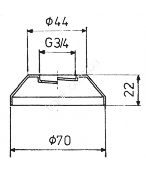 Конусная розетта Armatura 974-101-00