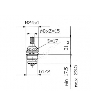 Кран-букса Armatura 882-400-98