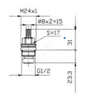 Кран-букса Armatura 883-001-98