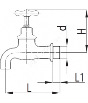 Кран сливной Armatura 103-312-07