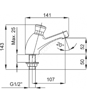 Кран-дозатор Armatura 181-000-00