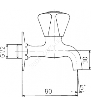 Кран зливний Armatura 200-010-00