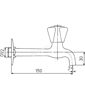 Кран сливной Armatura 202-011-00