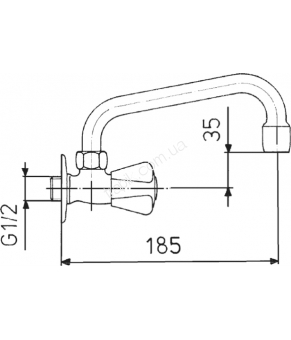 Кран зливний Armatura 220-360-00