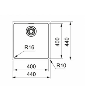 Кухонная мойка Franke Maris MRX 110-40 122.0543.995