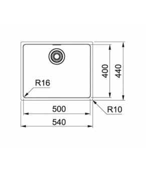 Кухонна мийка Franke Maris MRX 110-40 122.0543.996