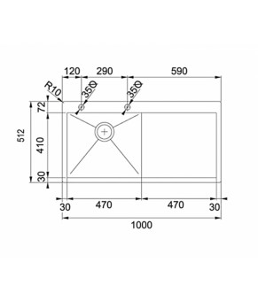 Кухонная мойка Franke Planar PPX 211 TL 127.0203.464