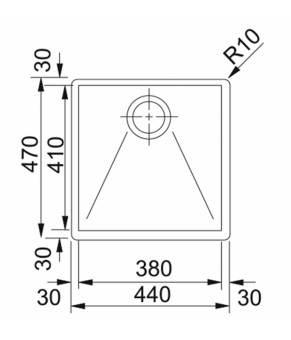 Кухонная мойка Franke Planar PPX 210-44 127.0198.311
