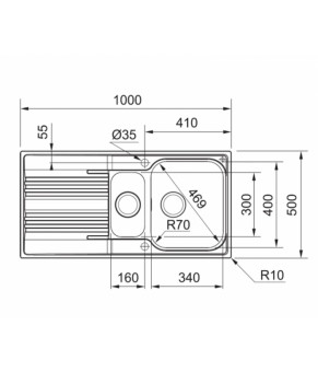 Кухонна мийка Franke Smart SRX 651 101.0368.326