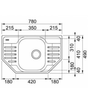 Кухонная мойка Franke Polar PXL 612-E 101.0330.658