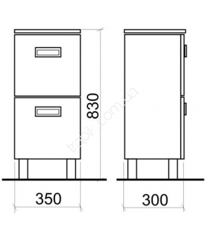 Пенал Armatura Sella Gold 1695-203-501