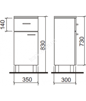 Пенал Armatura Fan Blanc 1695-212-501
